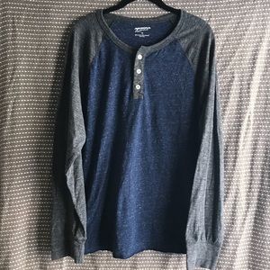 Men’s Two-tone Long Sleeve T-shirt